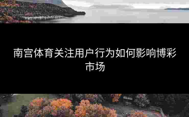 南宫体育关注用户行为如何影响博彩市场