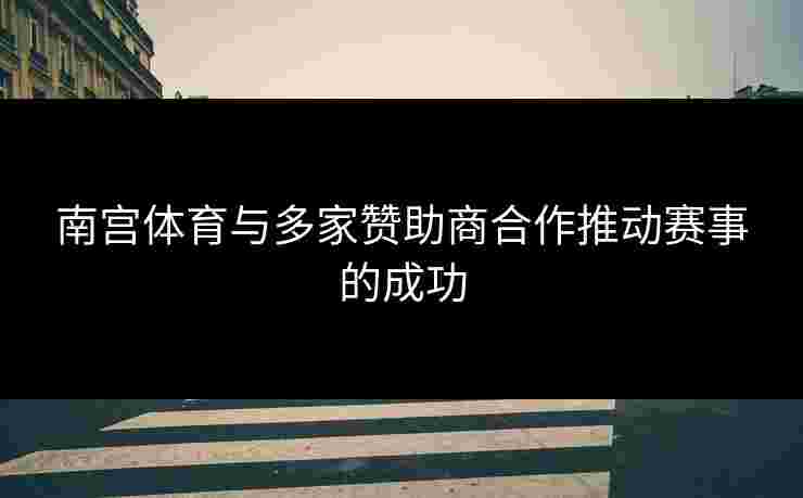 南宫体育与多家赞助商合作推动赛事的成功
