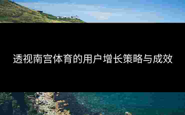 透视南宫体育的用户增长策略与成效